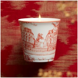 Bernardaud, Tout Paris, Tumbler with fragrance home candle