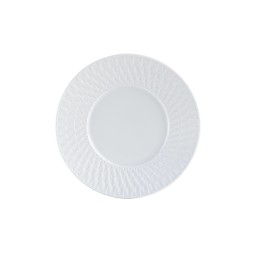 Bernardaud, Twist White, Bread and butter plate