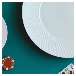 Bernardaud, Twist White, Bread and butter plate