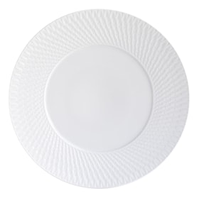 Bernardaud, Twist White, Presentation plate
