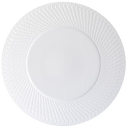 Bernardaud, Twist White, Presentation plate