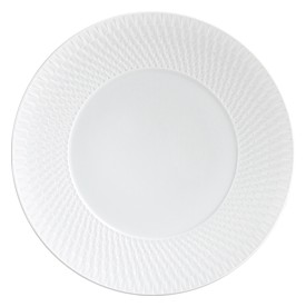 Bernardaud, Twist White, Dinner plate