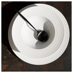 Bernardaud, Twist White, Salad plate