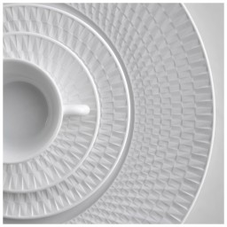 Bernardaud, Twist White, Salad plate