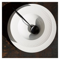 Bernardaud, Twist White, Cereal bowl