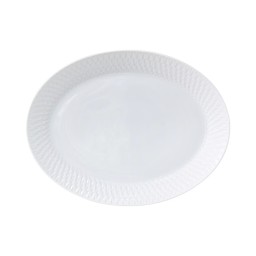 Bernardaud, Twist White, Oval platter