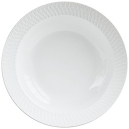 Bernardaud, Twist White, Deep round dish