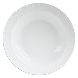 Bernardaud, Twist White, Deep round dish