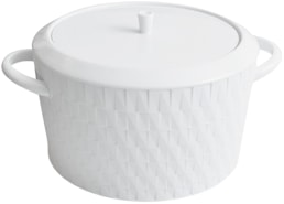 Bernardaud, Twist White, Soup tureen