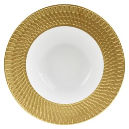 Bernardaud, Twist Gold, Rim soup plate