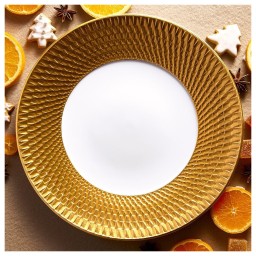 Bernardaud, Twist Gold, Salad plate