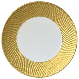 Bernardaud, Twist Gold, Presentation plate