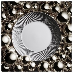 Bernardaud, Twist Platinum, Salad plate