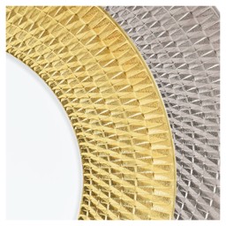 Bernardaud, Twist Platinum, Salad plate