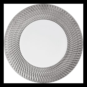 Bernardaud, Twist Platinum, Presentation plate