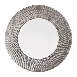 Bernardaud, Twist Platinum, Dinner plate