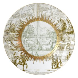 Bernardaud, Versailles Enchanté, Coupe salad plate