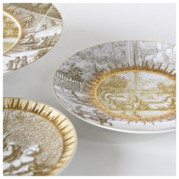 Bernardaud, Versailles Enchanté, Deep rim soup plate