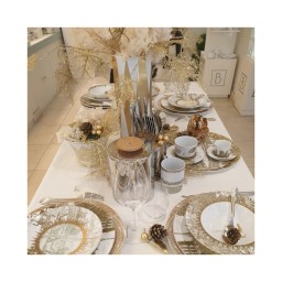 Bernardaud, Versailles Enchanté, Set of 2 coffee cups and saucers