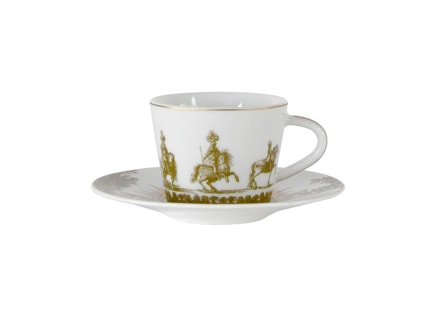 Bernardaud, Versailles Enchanté, Espresso cup and saucer