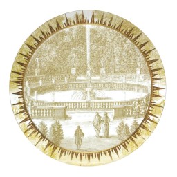 Bernardaud, Versailles Enchanté, Round tart platter