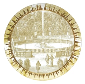 Bernardaud, Versailles Enchanté, Round tart platter