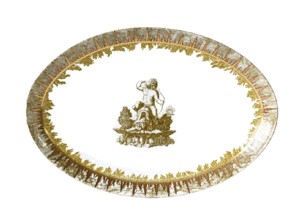 Bernardaud, Versailles Enchanté, Oval platter