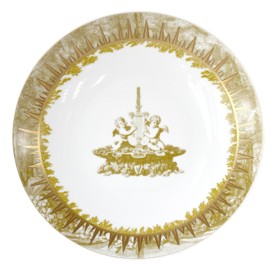 Bernardaud, Versailles Enchanté, Deep round dish