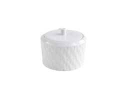 Bernardaud, Twist White, Sugar bowl