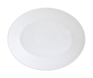 Bernardaud, Twist White, Oval platter