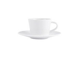 Bernardaud, Twist White, Expresso cup and saucer