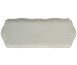 Gien, Pont aux Choux White, Rectangular cake platter