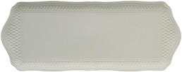 Gien, Pont aux Choux White, Rectangular cake platter