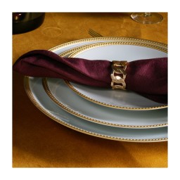 L'Objet, Napkin Jewels, Cuban Link Napkin rings, set of 4