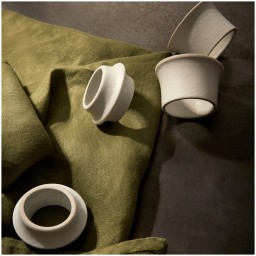 L'Objet, Napkin Jewels, Terra Cuff Napkin rings, set of 4