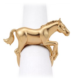 L'Objet, Napkin Jewels, Horse Napkin rings, set of 4