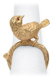 L'Objet, Napkin Jewels, Bird Napkin rings, set of 4