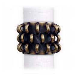 L'Objet, Napkin Jewels, Tulum Cuff Napkin rings, set of 4