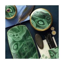 L'Objet, Malachite, Round box