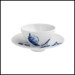 Hering Berlin, Ocean, Caffé latte, soup bowl and saucer