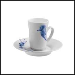 Hering Berlin, Ocean, Coffee cup with saucer