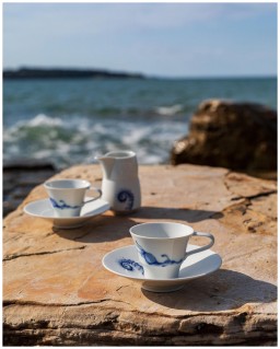 Hering Berlin, Ocean, Espresso cup with saucer