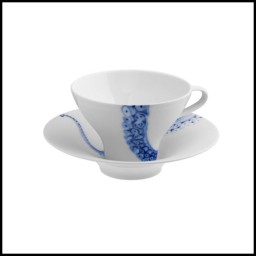 Hering Berlin, Ocean, Coffee/tea cup with saucer
