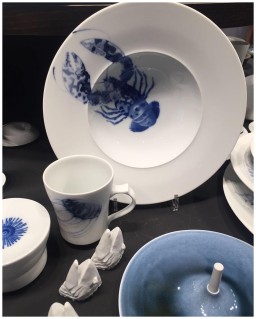 Hering Berlin, Ocean, Sugar bowl with lid