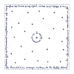 Gien, L'Archipel Sentimental, Square tablecloth