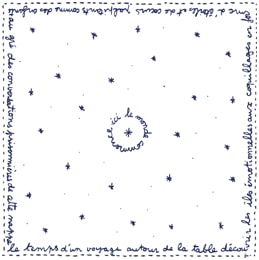 Gien, L'Archipel Sentimental, Square tablecloth