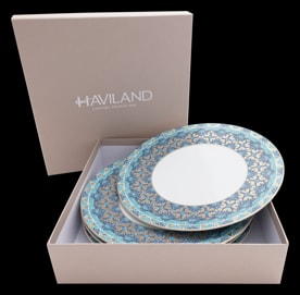 Haviland, Portofino, Set of 4 dessert plates