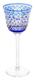 Cristallerie de Montbronn, Saphir, White wine glass