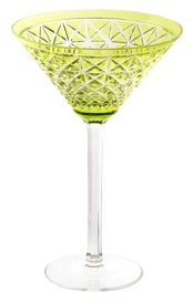 Cristallerie de Montbronn, Saphir, Martini glass