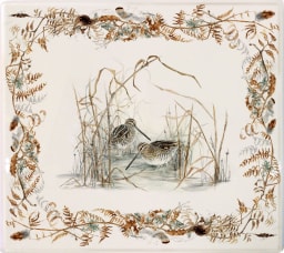Gien, Sologne, Square plate large